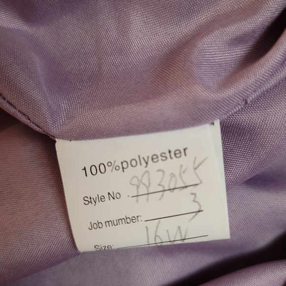 Women's 16 purple cocktail dress - Picture 3 of 5